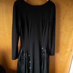 DressV Black Midi Cocktail Dress womens L
